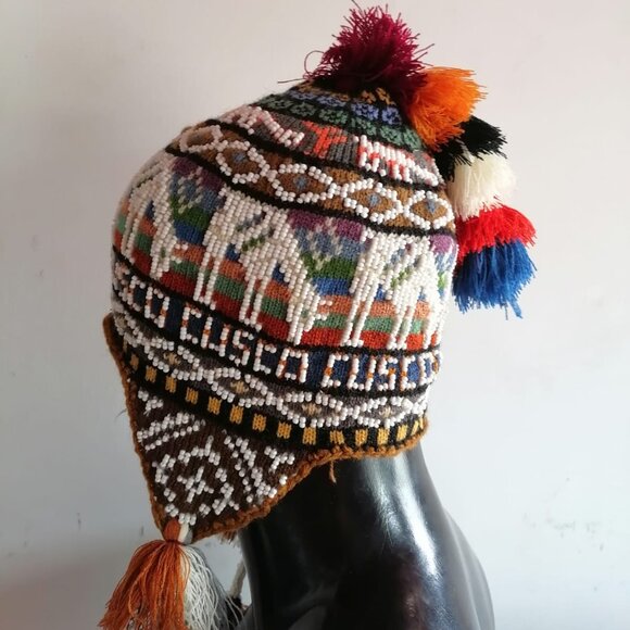 Peruvian Chullo Unisex Handmade Warm Winter Hat